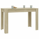 spisebord 120x60x76 cm konstrueret træ sonoma-eg