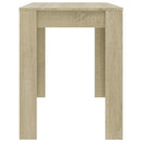 spisebord 120x60x76 cm konstrueret træ sonoma-eg