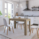 spisebord 120x60x76 cm konstrueret træ sonoma-eg