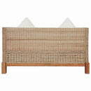 sofasæt 2 dele med hynder naturlig rattan