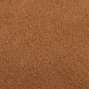 puf fløjl 28 x 36 cm brun og guldfarvet