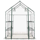 drivhus med 8 hylder 143 x 143 x 195 cm