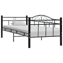 stel til daybed 90x200 cm metal sort