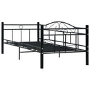 stel til daybed 90x200 cm metal sort
