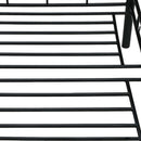 stel til daybed 90x200 cm metal sort