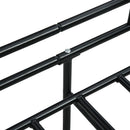 stel til daybed 90x200 cm metal sort