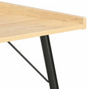 skrivebord 90x50x79 cm egetræsfarve