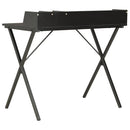 skrivebord 80 x 50 x 84 cm sort