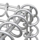 gabionvæg til affaldsspand 320x100x120 cm galvaniseret stål