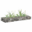 gabion-højbed 90x30x10 cm galvaniseret stål