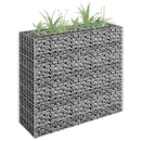 gabion-højbed 90x30x90 cm galvaniseret stål