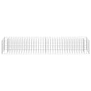 gabion-højbed 180x30x30 cm galvaniseret stål