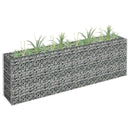gabion-højbed 180x30x60 cm galvaniseret stål