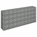 gabion-højbed 180x30x90 cm galvaniseret stål