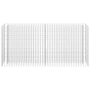gabion-højbed 180x30x90 cm galvaniseret stål