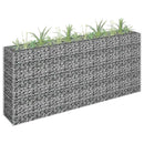gabion-højbed 180x30x90 cm galvaniseret stål