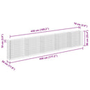 gabion-højbed 450x30x90 cm galvaniseret stål