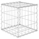 gabion-højbed 30x30x30 cm kubeformet stål