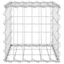 gabion-højbed 30x30x30 cm kubeformet stål