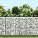 gabion-højbed 80x20x100 cm trapezformet galvaniseret stål