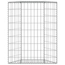 gabion-højbed 80x20x100 cm trapezformet galvaniseret stål