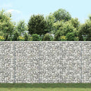 gabion-højbed 100x20x100 cm trapezformet galvaniseret stål