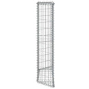 gabion-højbed 100x20x100 cm trapezformet galvaniseret stål