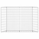 gabion-højbed 150x20x100 cm trapezformet galvaniseret stål