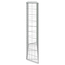 gabion-højbed 150x20x100 cm trapezformet galvaniseret stål