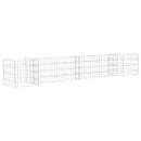 H-formet gabion-plantekasse 260x40x40 cm stål