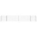 H-formet gabion-plantekasse 260x40x40 cm stål