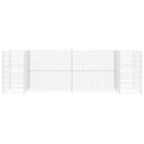 H-formet gabion-plantekasse 260x40x80 cm stål