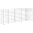 H-formet gabion-plantekasse 260x40x100 cm stål