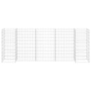 H-formet gabion-plantekasse 260x40x100 cm stål