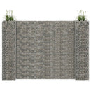 H-formet gabion-plantekasse 260x40x180 cm stål
