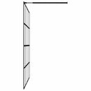 bruseafskærmning 80x195 cm hærdet glas klart