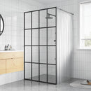 bruseafskærmning 80x195 cm hærdet glas klart