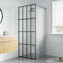 bruseafskærmning 90x195 cm hærdet glas klart