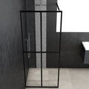 bruseafskærmning 140x195 cm hærdet glas klart