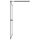 bruseafskærmning 80x195 cm hærdet glas matteret