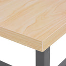 arbejdsbord 120x60x85 cm stål grå