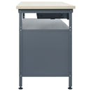 arbejdsbord 120x60x85 cm stål sort