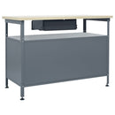 arbejdsbord 120x60x85 cm stål sort