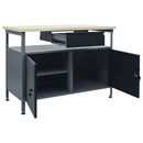 arbejdsbord 120x60x85 cm stål sort