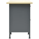 arbejdsbord 120x60x85 cm stål sort