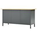 arbejdsbord 120x60x85 cm stål sort