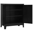 industrielt opbevaringsskab 90x40x100 cm stål sort