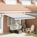 Markiseramme Antracit 3,5 x 2,5 m Aluminium