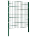 hegnspanel med stolper jern 1040x200 cm grøn