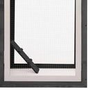 hønsehus 170x81x110 cm massivt fyrretræ og grantræ grå
